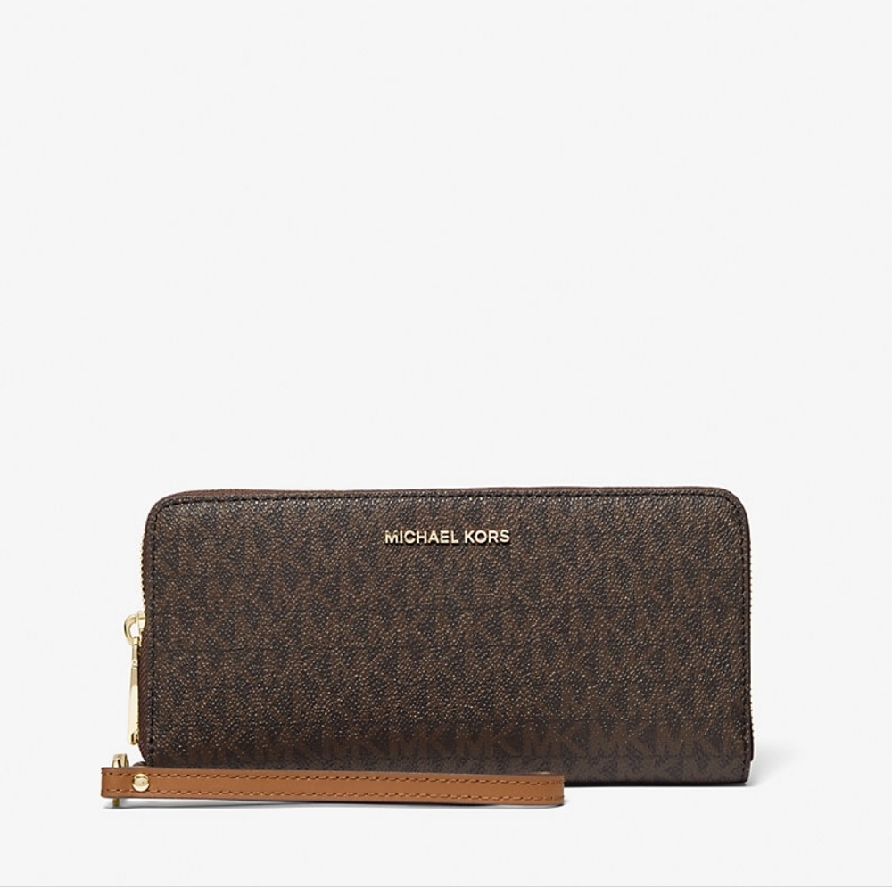 Jet Set Travel Large Logo Continental Wristlet - Picture 2 of 4